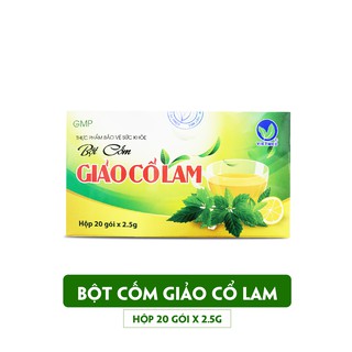 Trà Thảo Dược Bột Cốm Giảo Cổ Lam - Hỗ Trợ Giảm Mỡ Máu, Giảm Đường và Cholesterol Trong Máu