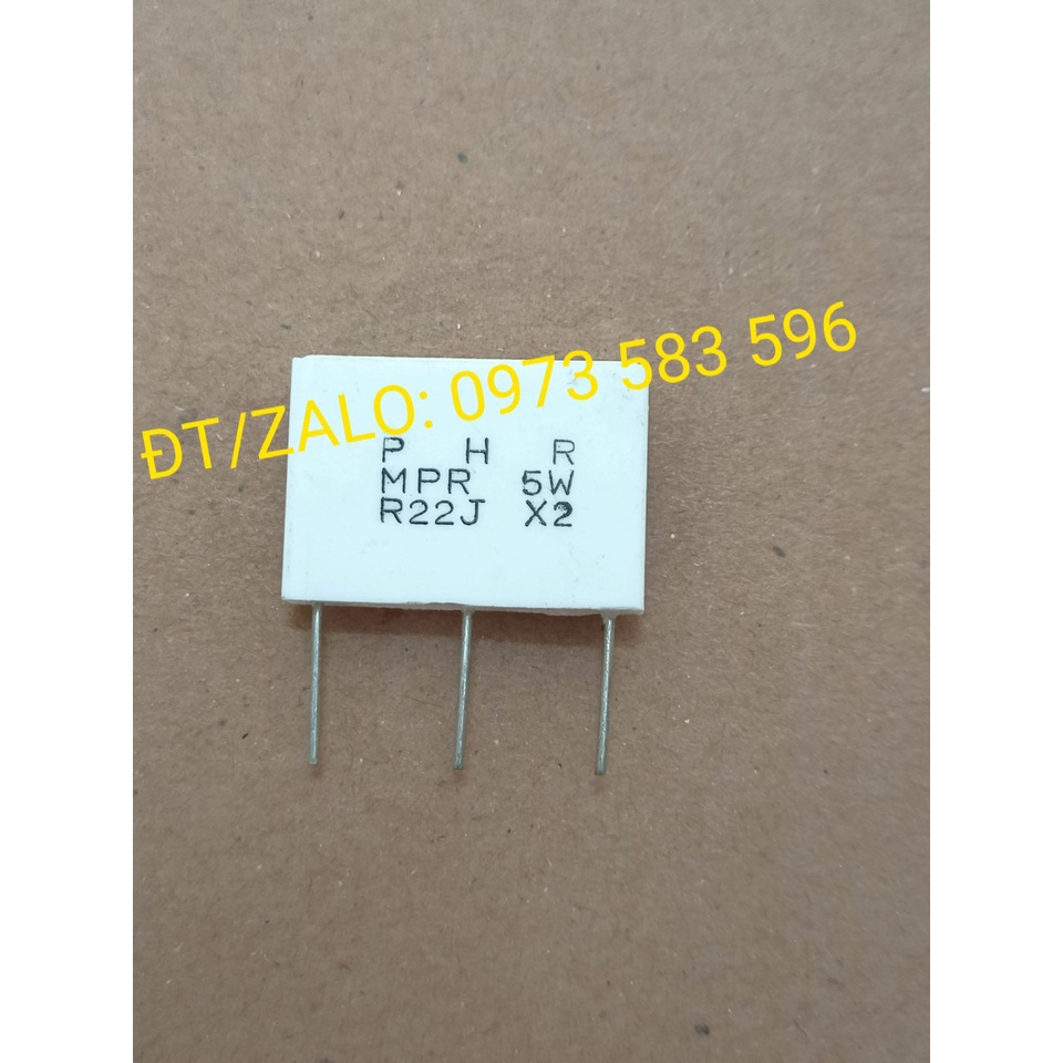 Trở sứ R22J 5W 3 chân