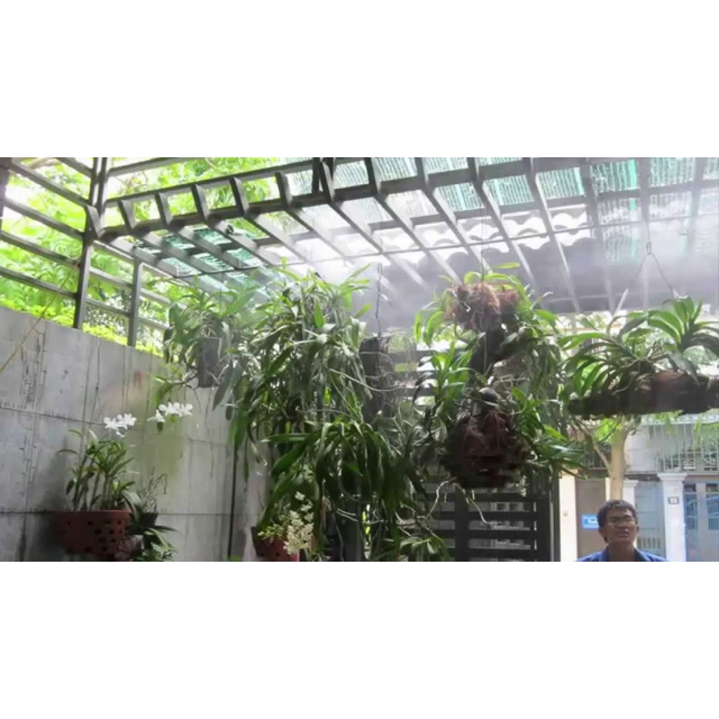 Bộ tưới cây tự động, phun sương tưới cây lan, cây cảnh, vườn rau có timer hẹn giờ tự động bảo hành 1 đổi 1