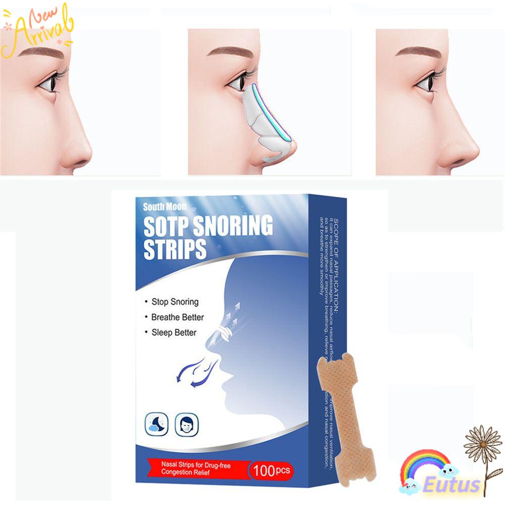 Set 100 Miếng Dán Mũi Chống Ngáy Khi Ngủ Tiện Dụng