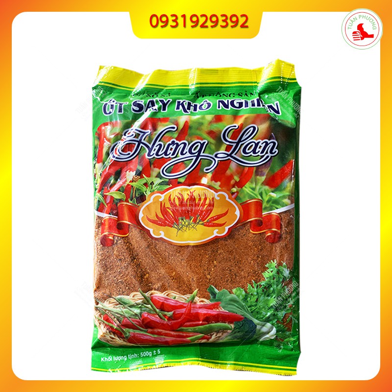 bột ớt hưng lan cách nhỏ 500g [gói]