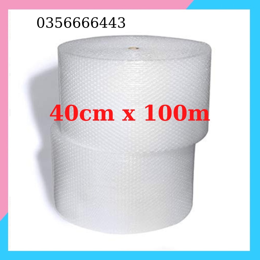 Cuộn Xốp Khí 40cmx100m , Bọc Chống Sốc, Xốp Nổ,xốp khí - Đóng Bọc Hàng - Chống Sốc Bóng Khí Xốp chống sốc gói hàn