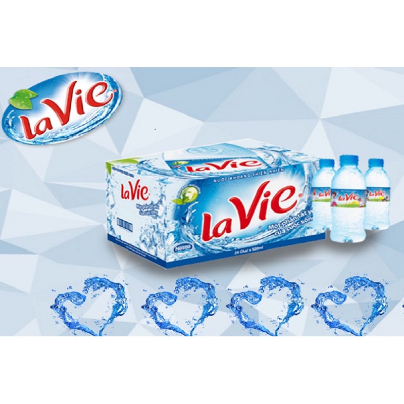 Nước suối Lavie chai 350ml ( Thùng 24 chai) -BH Chú Hoài