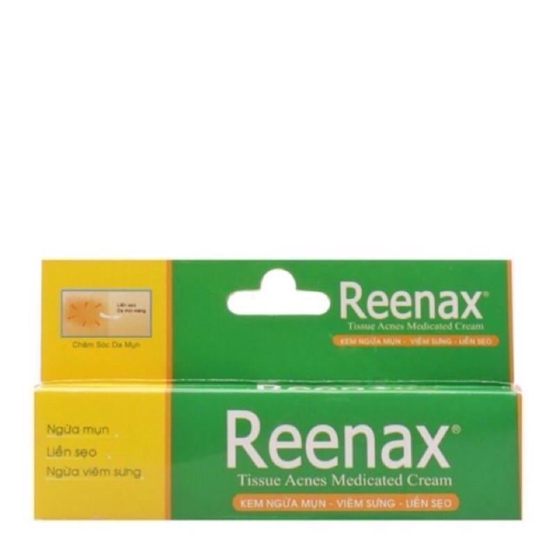 Reenax kem ngừa mụn , viêm sưng, liền sẹo tube 5gr