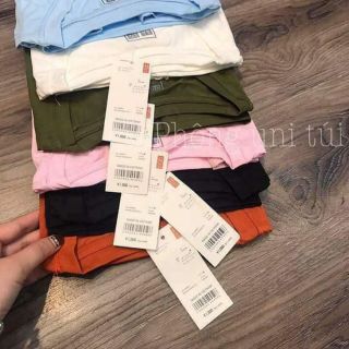 Com bo 04 áo phông trơn hm, uni