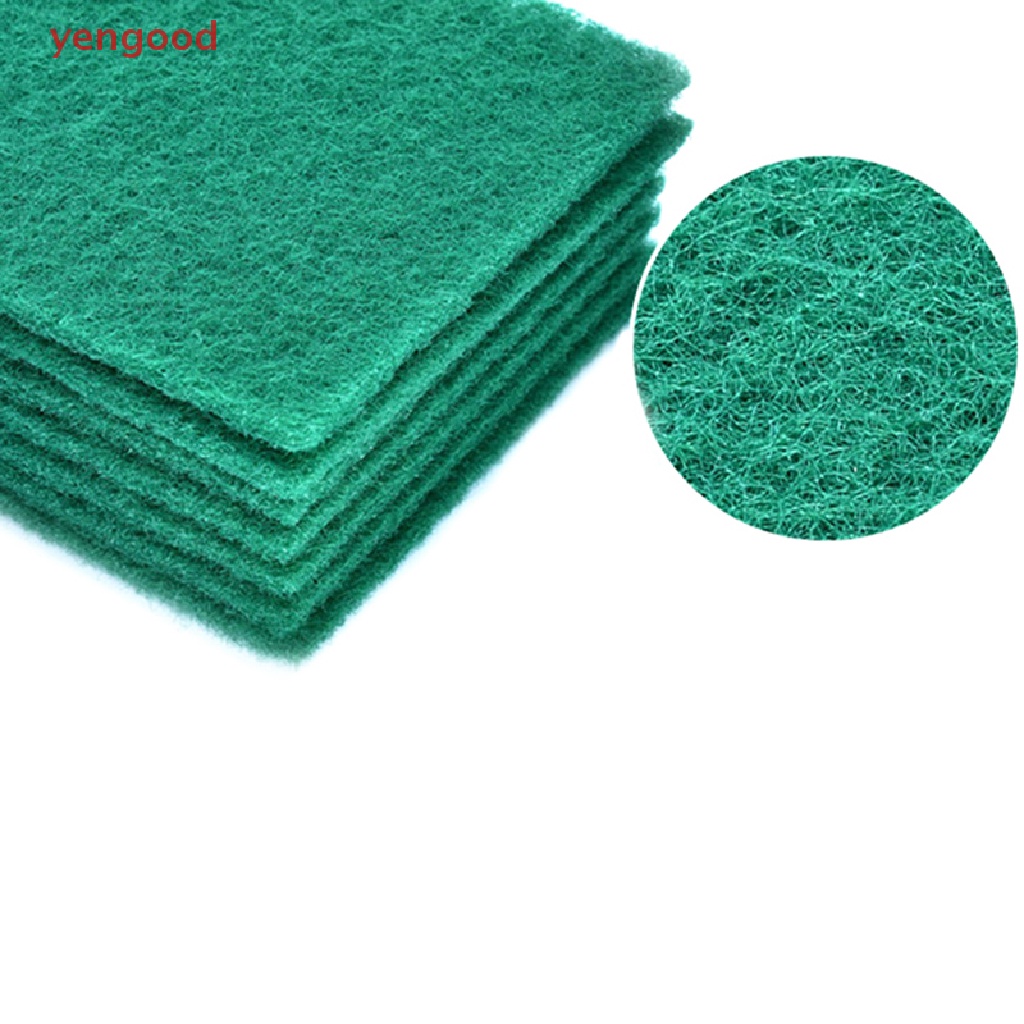 Bộ 5 Miếng Vải Lau Chén Đĩa Màu Xanh Lá Cây