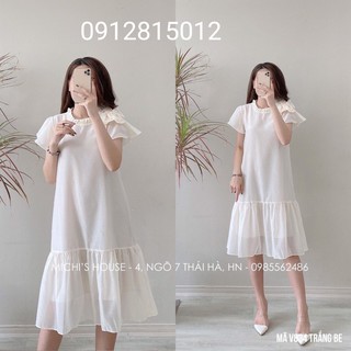 Đầm bầu xinh suông - váy bầu thiết kế siêu đẹp cao cấp V210 (kèm ảnh thật)