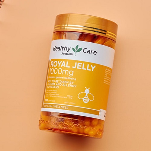 Sữa Ong Chúa Healthy Care Royal Jelly 1000mg Thực Phẩm Chức Năng Bổ Sung Vitamin Lọ 365 Viên