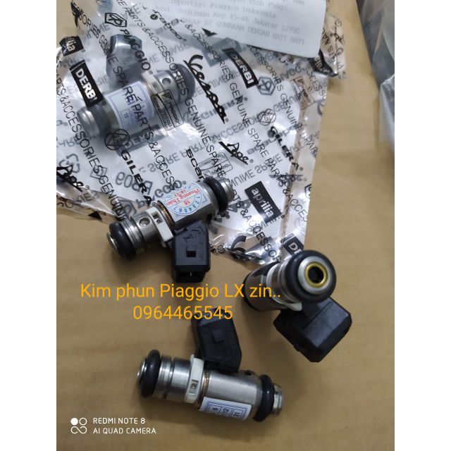 Kim phun xăng PIAGGIO 3V -IE  _2 lỗ zin (Hàng zin chỉ bao zin )