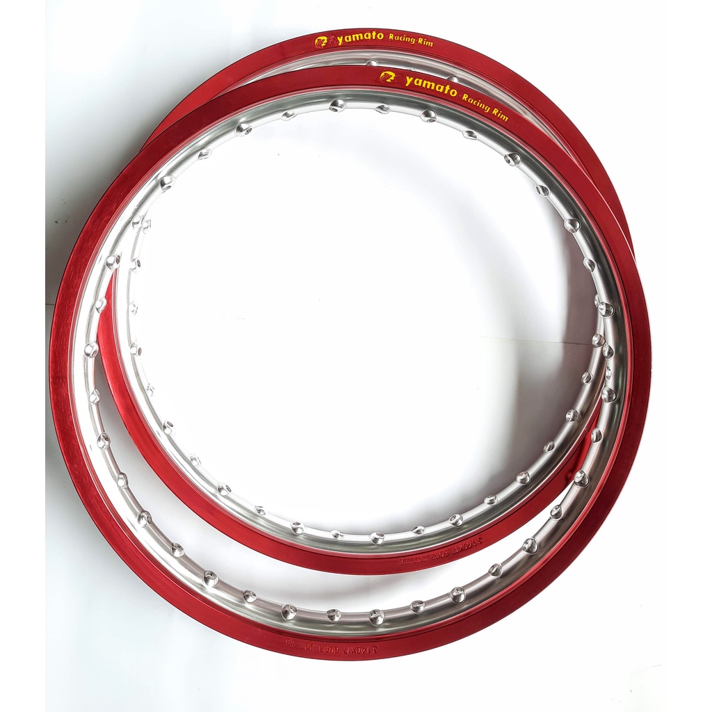 Cặp niềng nhôm Thailan Yamato dùng cho gắn bánh căm bản 1.4 x 17