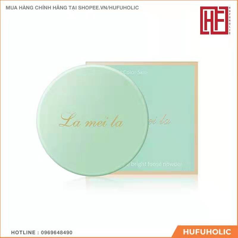 Phấn phủ bột HERORANGE Soft Yarn Light Transparent Powder kiềm dầu nâng tông LAMEILA Dazzle Bright LAML10 HERO50