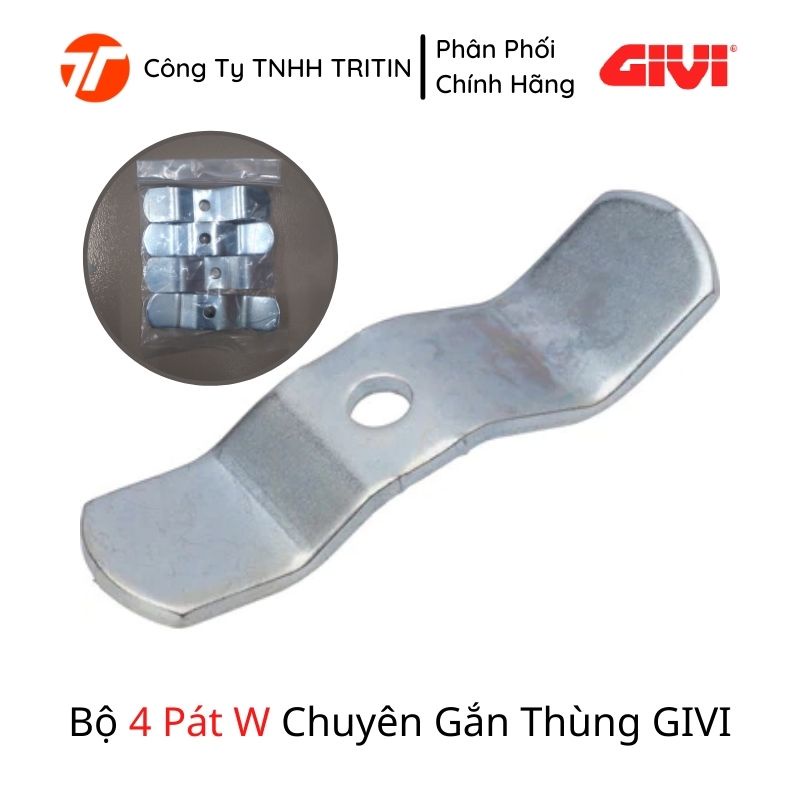 Phụ Kiện Bộ 4 Pát W Chuyên Gắn Thùng GIVI | TRITINCO