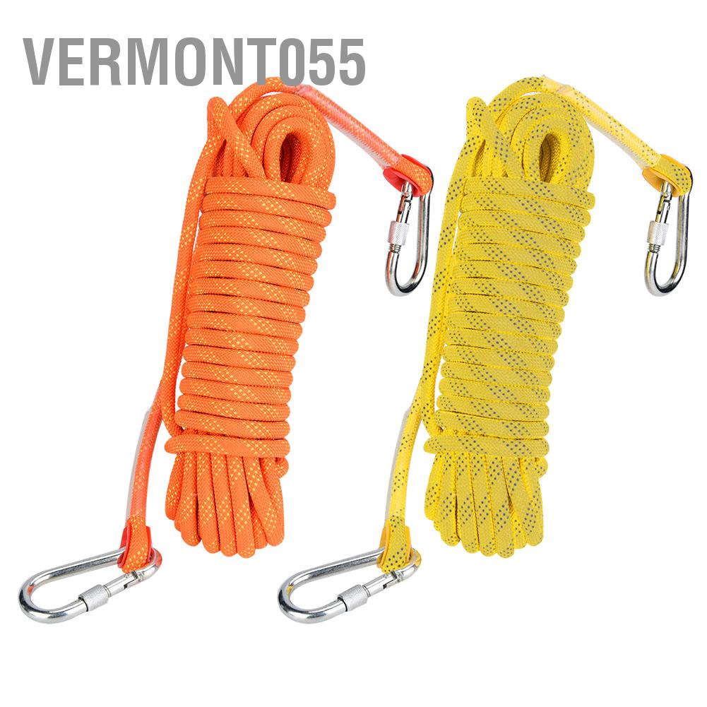 Vermont055 Outdoor Rock Climbing Escape Rope 10mm Diameter Safety Survival Cord