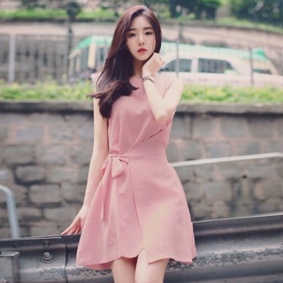 Váy cột nơ eo công sở thanh lịch