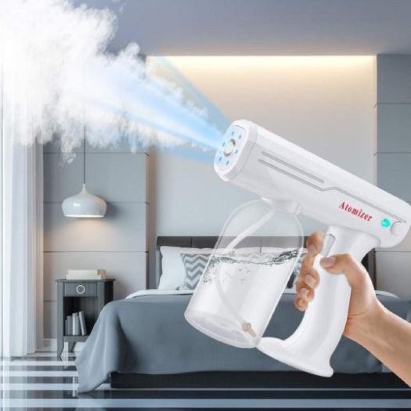 Máy Xịt Nano Khử Khuẩn,8 đèn Hồng ngoại cầm tay Atommizer hiệu quả diệt khuẩn 100%