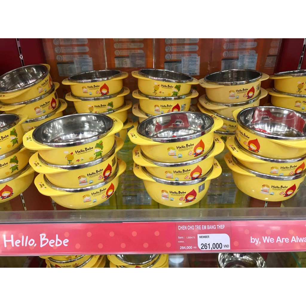 Set bộ đồ ăn hình Hello Bebe Set 5P