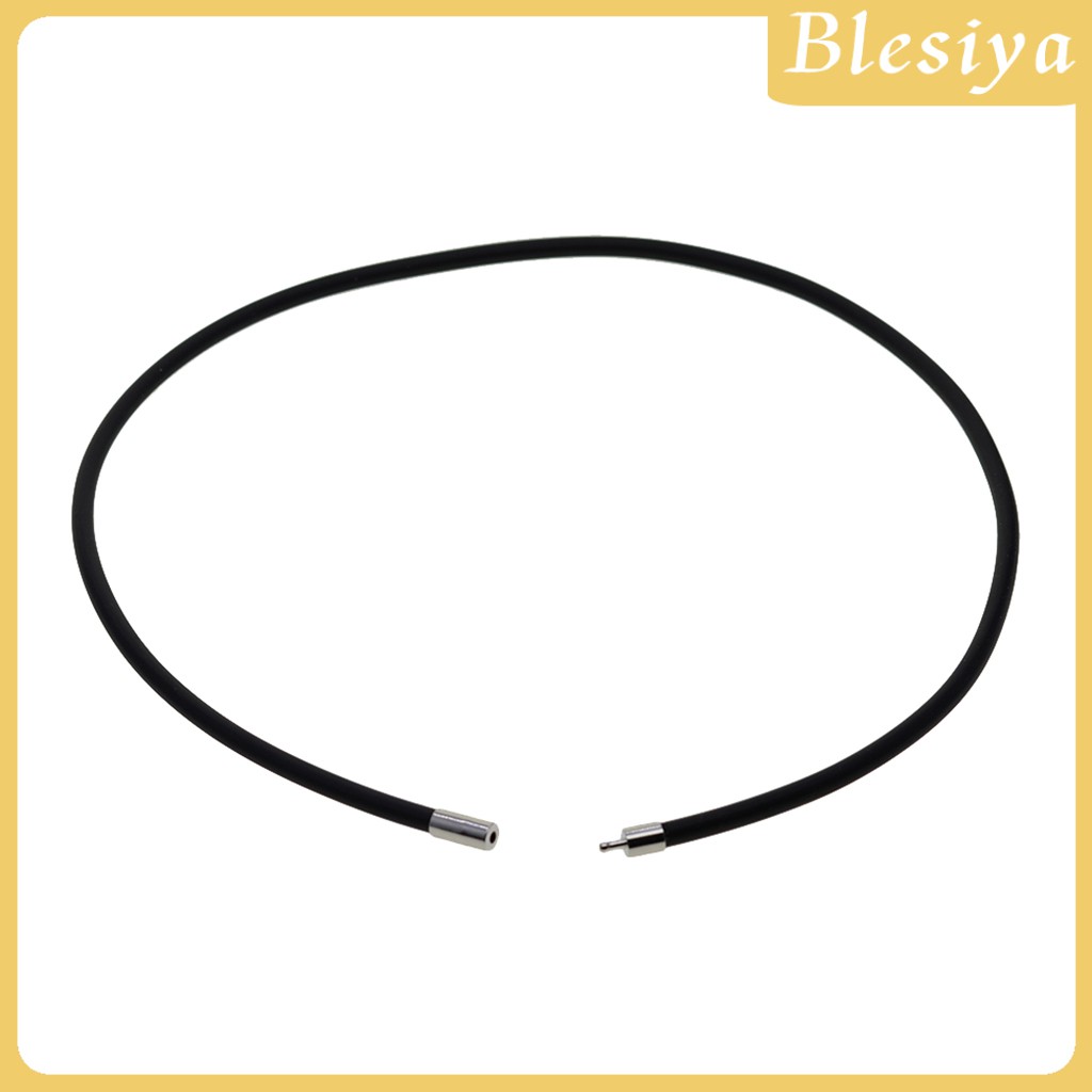 Dây Chuyền Cao Su Màu Đen Mặt Hình Cô Gái Dễ Thương