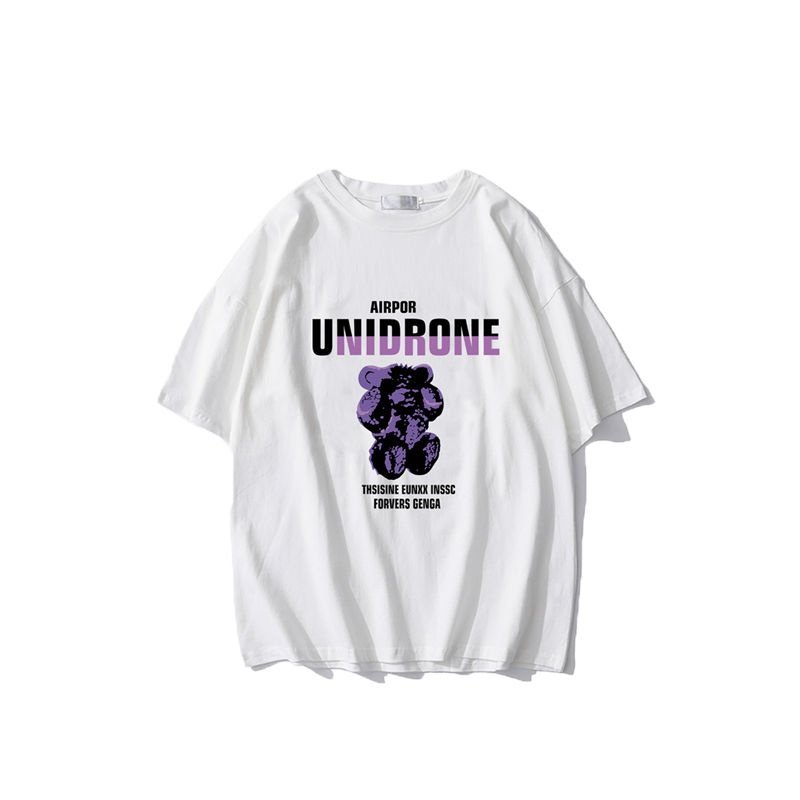 Áo Thun 100% Cotton Co Giãn Thấm Hút Họa Tiết Cá Tính | BigBuy360 - bigbuy360.vn