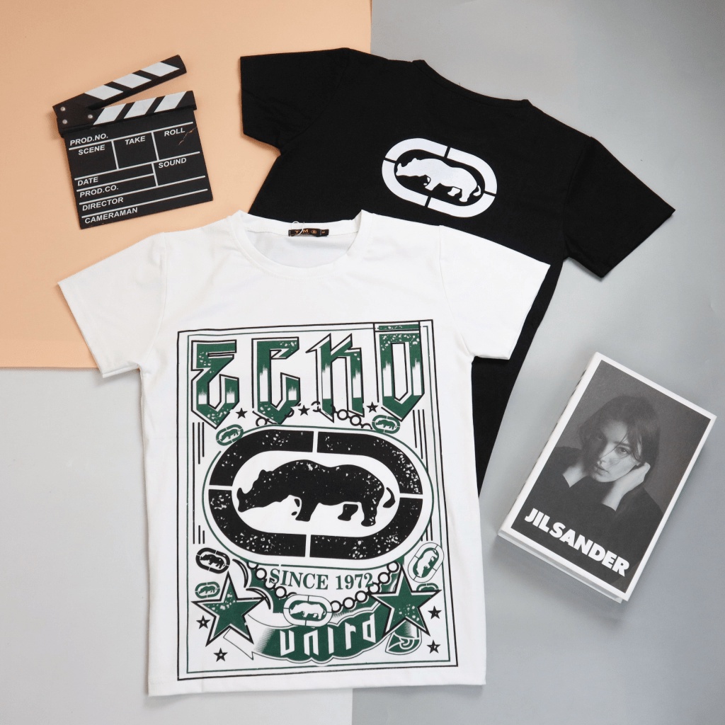 (FREE SHIP) ÁO THUN NAM CỔ TRÒN HỌA TIÊT TÊ GIÁC ECKOM ĐẸP MÀU SẮC TƯƠI SÁNG CHẤT THUN COTTON CAO CẤP VLTN SHOP