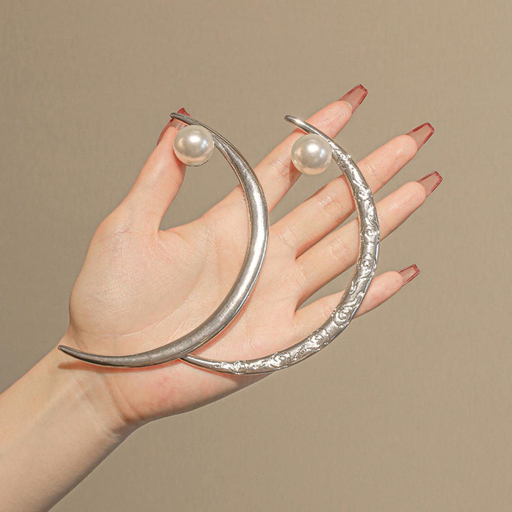Trâm Cài Tóc Hình Mặt Trăng Phong Cách Hanfu Cổ Điển Cho Nữ