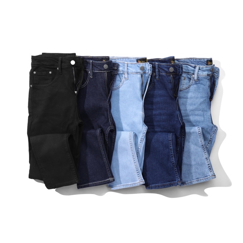 Quần Jean Nam Indigo co giãn cao cấp basic trẻ trung cá tính DILANO QJ02