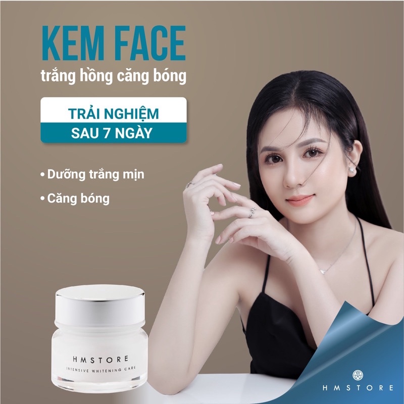 FACE TRẮNG HỒNG CĂNG BÓNG JUSSMY HMSTORE MẪU HỘP 2021