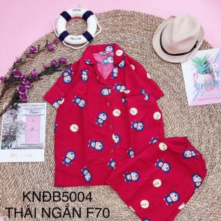 Đồ bộ kate thái quần ngắn