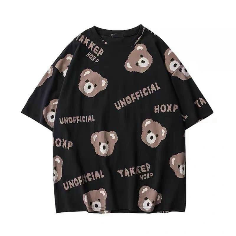 Áo 3D gấu nâu in full toàn thân 2 mặt unisex cryaotic10