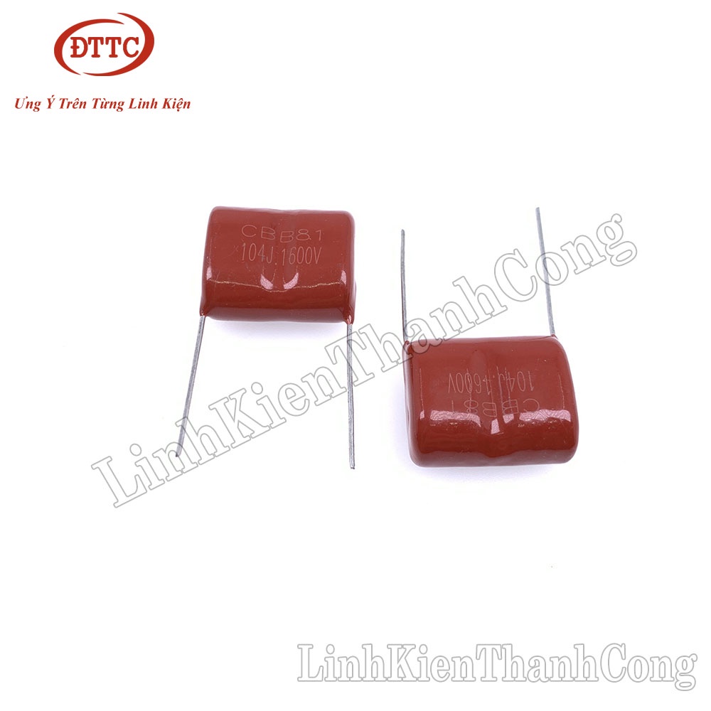 Tụ CBB81 0.1uF 104J 1600V 22.5mm
