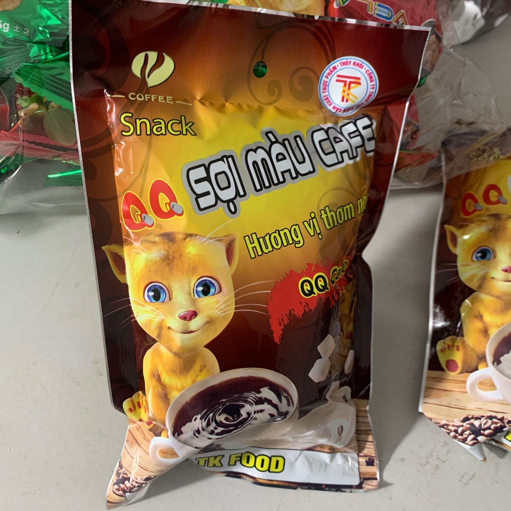 Tăm Cay Snack Sợi Màu Cafe 10 Gói Đồ Ăn Vặt Cổng Trường Ngon Hót Của Tuổi Thơ Giá Rẻ