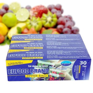 Túi Ziplock đựng thực phẩm có khóa kéo Eufood