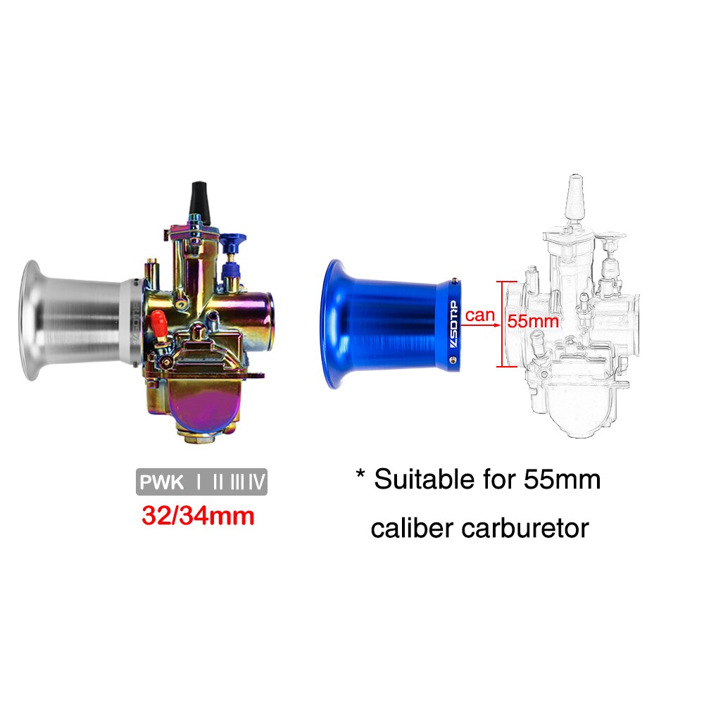 Cốc Lọc Gió 55mm Cho Bộ Chế Hòa Khí PWK32 PWK34