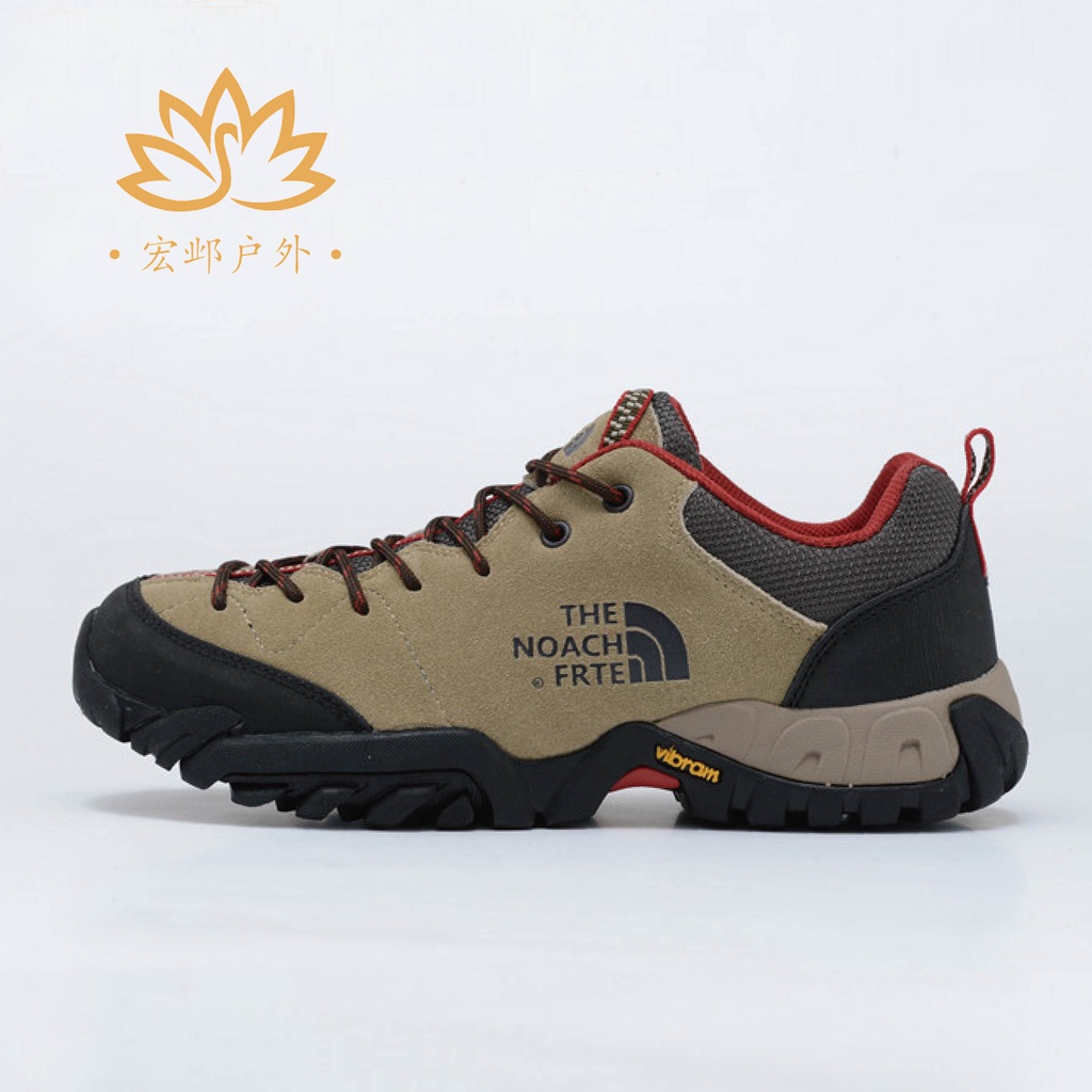 The North Face Giày Leo Núi Da Bò Chống Trượt Chống Thấm Nước Siêu Nhẹ Thời Trang Mùa Thu Cho Nam Giới