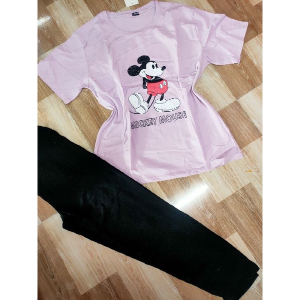 Bộ tay ngắn quần dài thun cotton thái