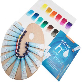 Sơn nước H20 Water Mixable Oil Paint Intro Set 8pce x 18ml MPOW8181- COLORMATE