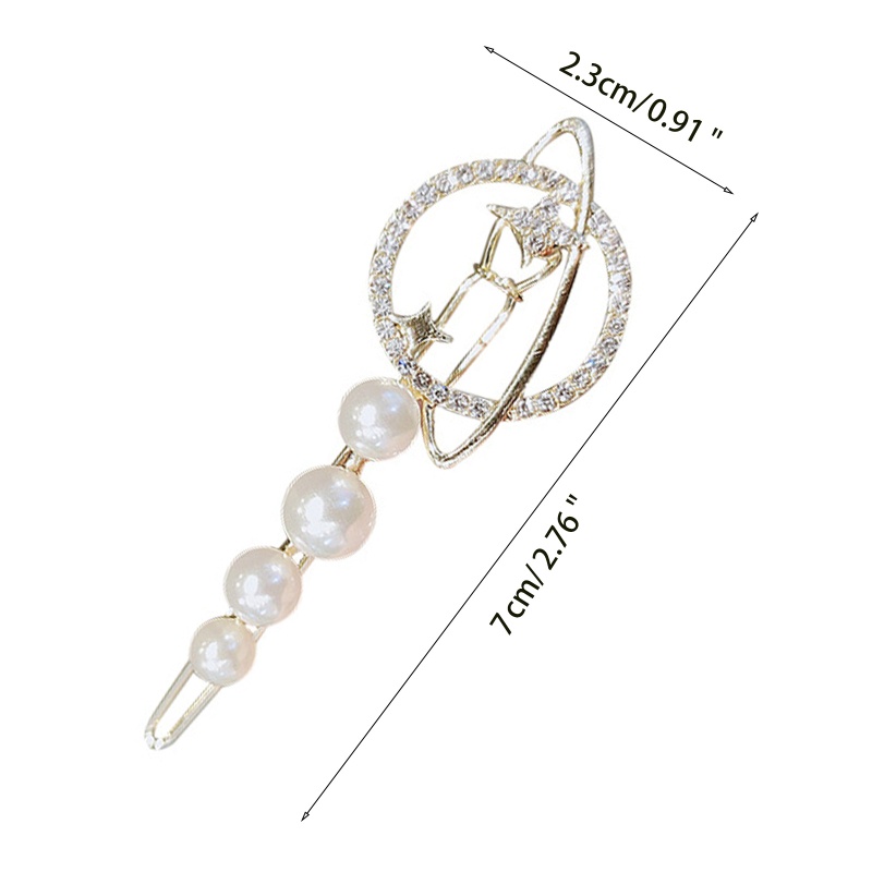 Kẹp Tóc Hình Ngôi Sao / Mặt Trăng Chống Trượt