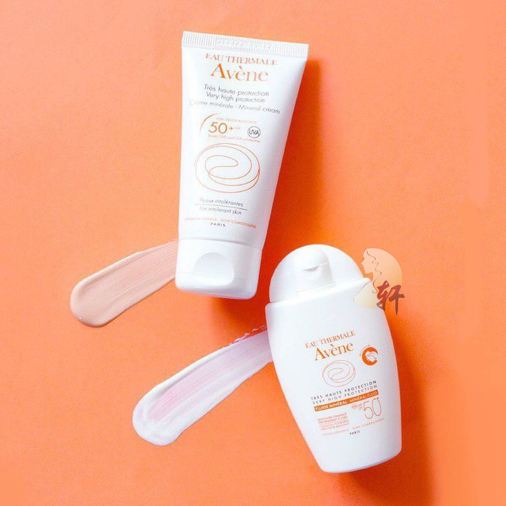 KEM CHỐNG NẮNG VẬT LÝ AVENE CHO DA RẤT NHẠY CẢM ❤ AVENE MINERAL FLUID SPF50+ (Bản không màu)