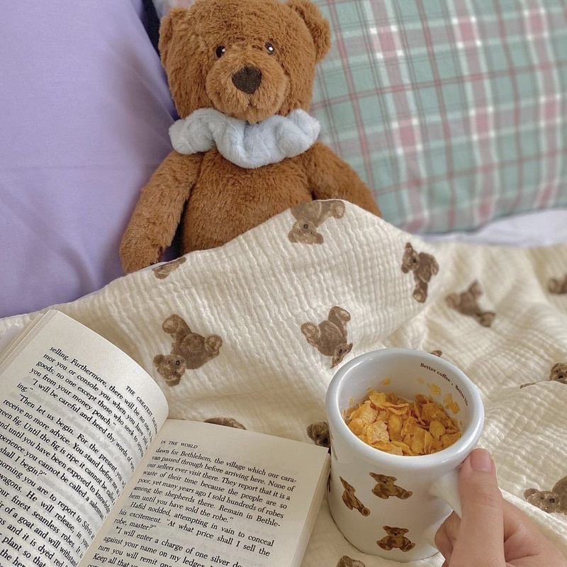 Ly Cốc Sứ Quai Hình Gấu Nâu - LY1158