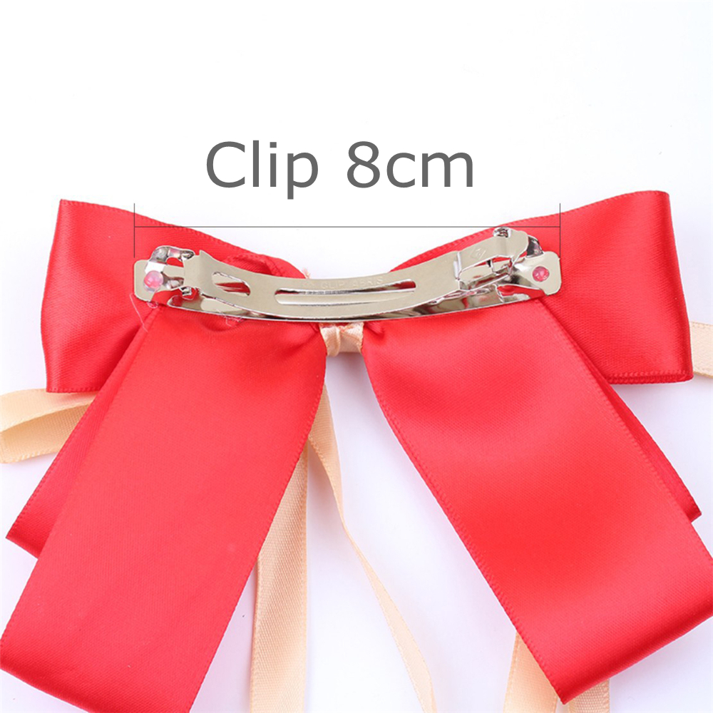 Kẹp Tóc Nơ Ruy Băng Lớn Nhiều Màu Sắc Dễ Thương Cho Bé Gái