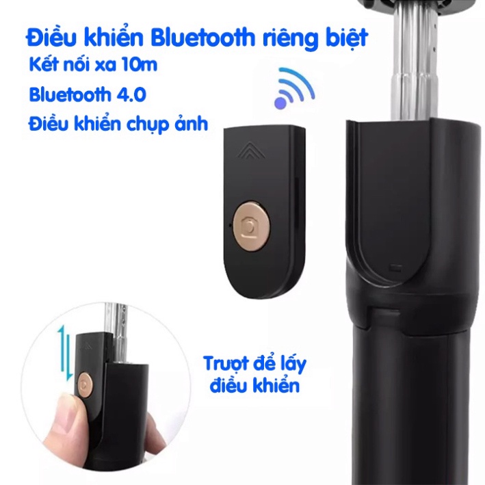 Gậy Chụp Ảnh K07, Chụp ảnh, quay video Cầm Tay, Tự Sướng Bluetooth K07, Gậy selfie 3 chân đa năng, Tripod K07 TimShop