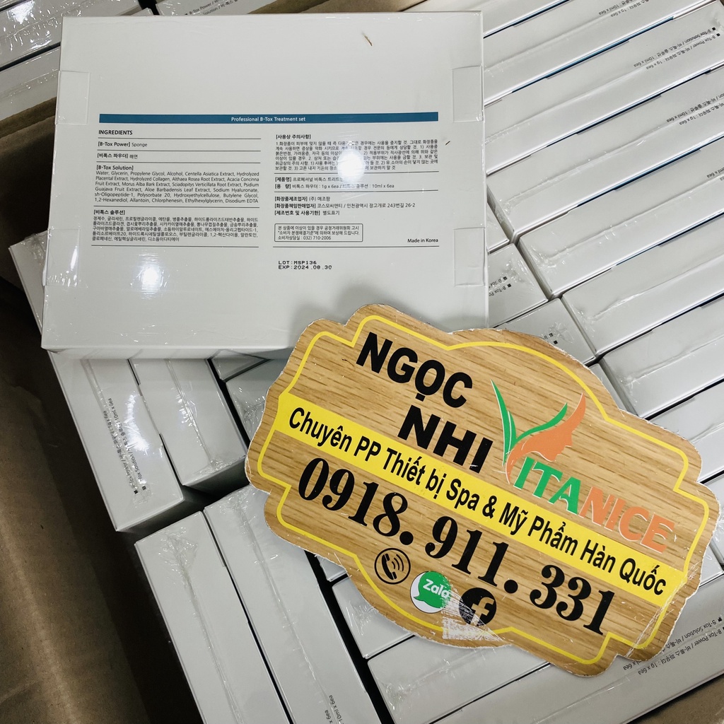 B-Tox Peel 2 màu - Thay Da Sinh Học Vi Tảo Korea