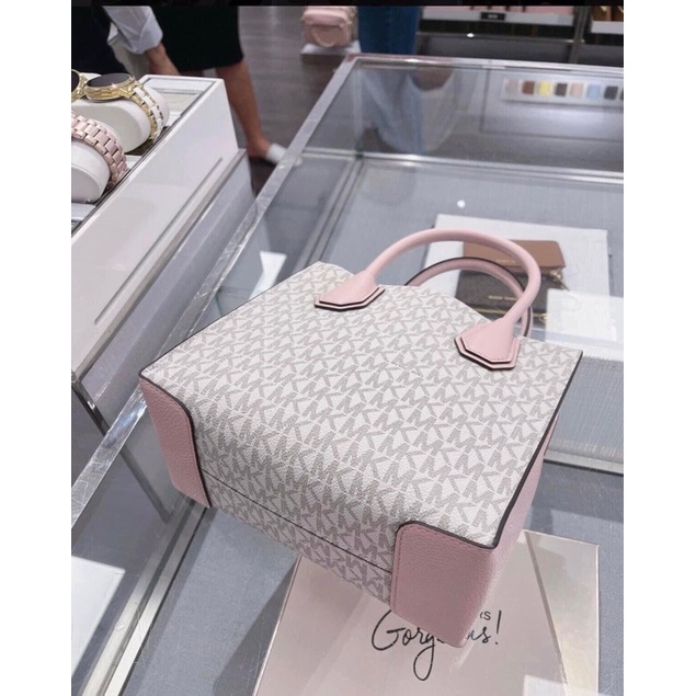 TÚI MK MỂCR MEDIUM LOGO HAI MÀU