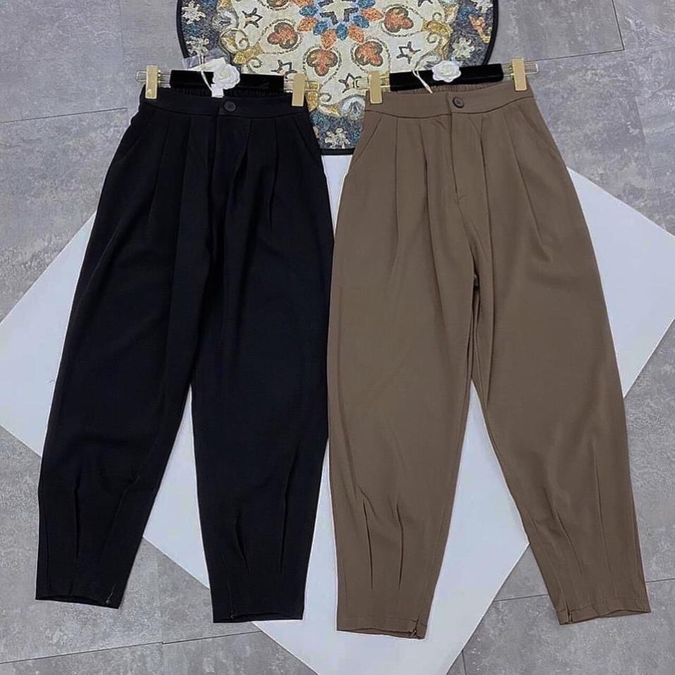 QUẦN BAGGY BO CHÂN KHOÁ GẤU B321 QUẦN TÂY SIÊU ĐẸP