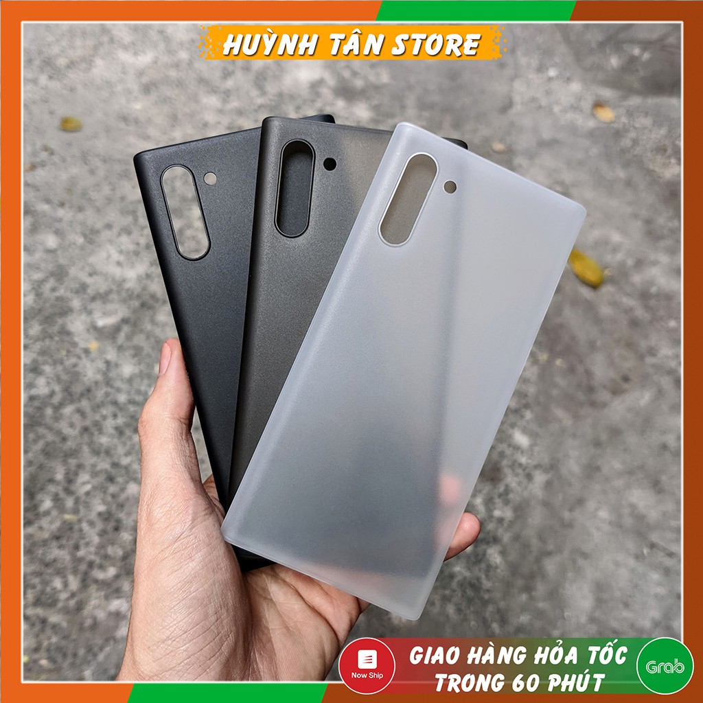 Ốp lưng samsung note 10 dẻo nhựa siêu mỏng giấy chống bám vân tay bảo vệ camera phụ kiện điện thoại huỳnh tân store
