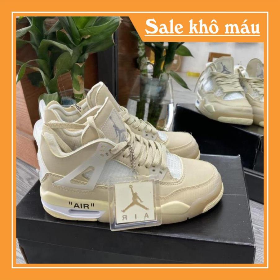 Giày Sneaker Jordan 4 Off White Full Box Full Phụ Kiện Freeship | BigBuy360 - bigbuy360.vn