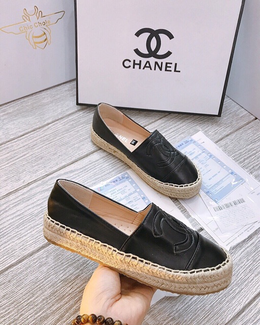 Giày slip on da mịn viền cói hàng đẹp - 2P | BigBuy360 - bigbuy360.vn