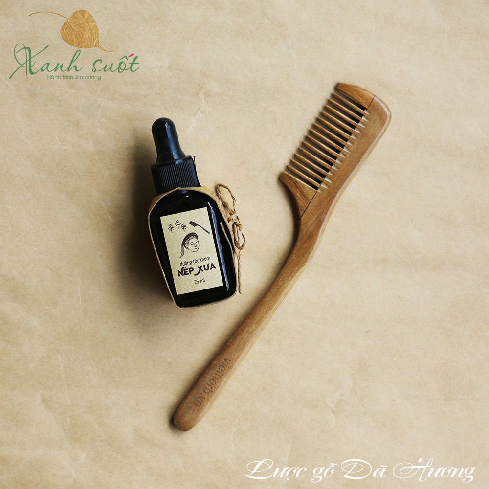 [Vietherb] Lược Gỗ Dạ Hương- Camphrier Wooden Comb