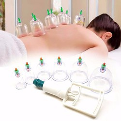 Bộ Giác Hơi Không Dùng Lửa 12 Cốc Không Dùng Lửa GH12