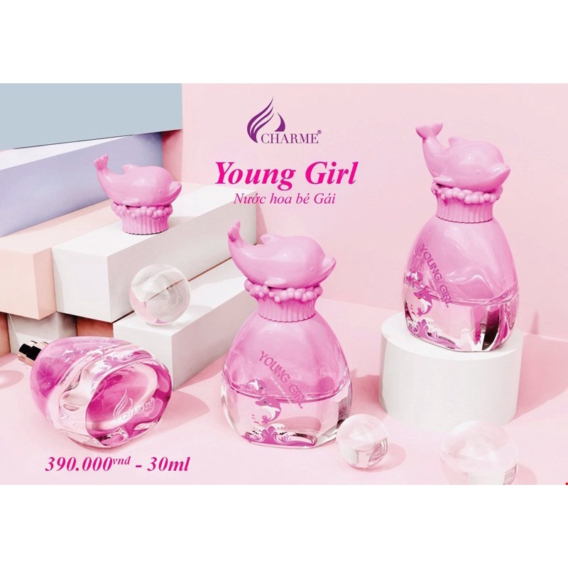 Nước hoa bé gái Young Girl – NHẸ NHÀNG VÀ TƯƠI MÁT