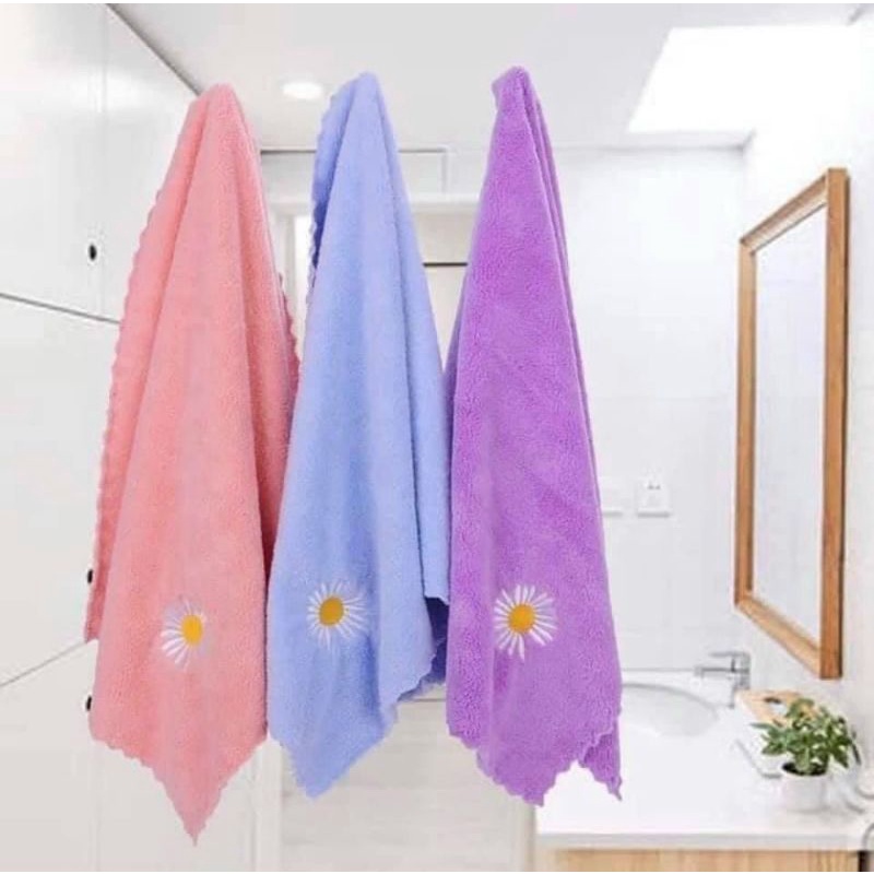 SÉT 5 KHĂN MẶT HOA CÚC XUẤT HÀN ,